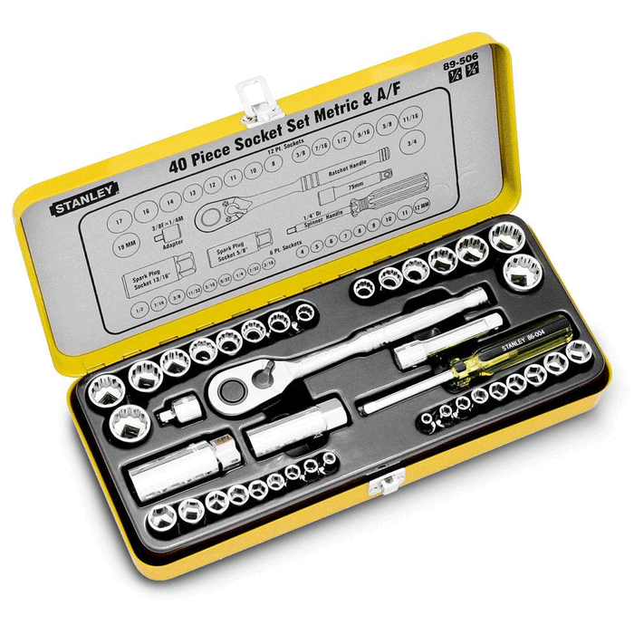 Stanley 40Pc 1/4
