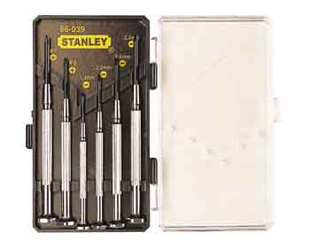 Stanley Watchmakers 6pc Screwdriver Set