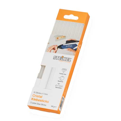 Steinel 7mm Crystal Glue Sticks Pk 16