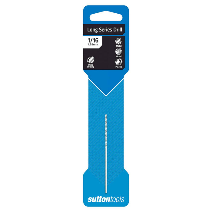 Sutton Drill D110 Long Series Drill 1/16