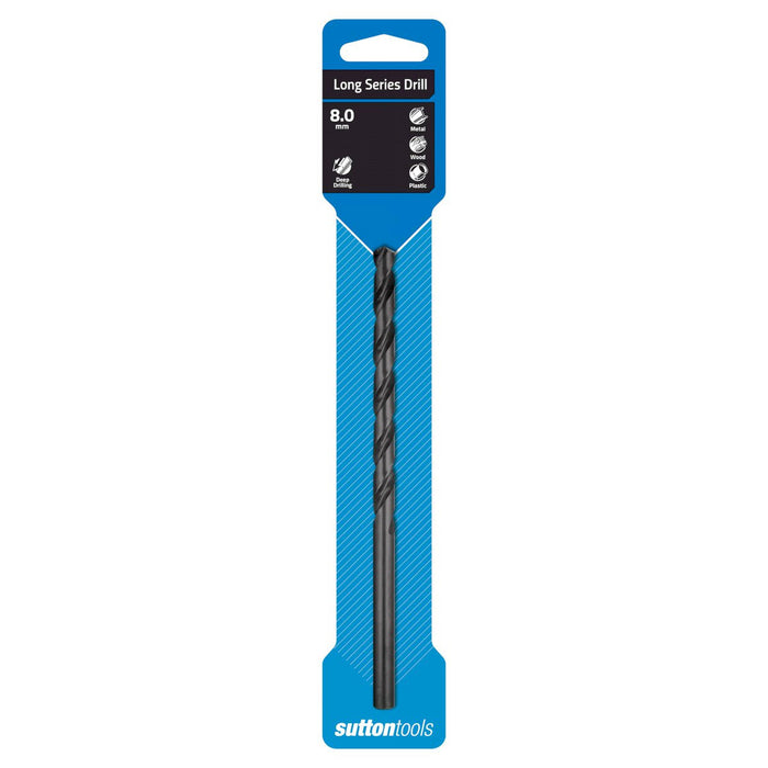Sutton Drill D110 Long Series Drill 8.0mm HSS