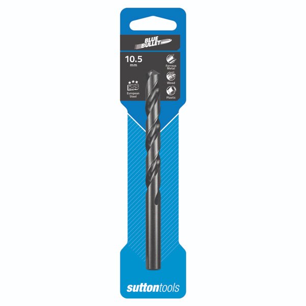 Sutton D129 Jobber Blue Bullet Drill Bit HSS - Metric
