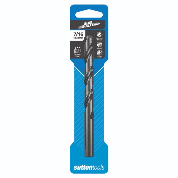 Sutton D129 Jobber Blue Bullet Drill Bit HSS - Imperial