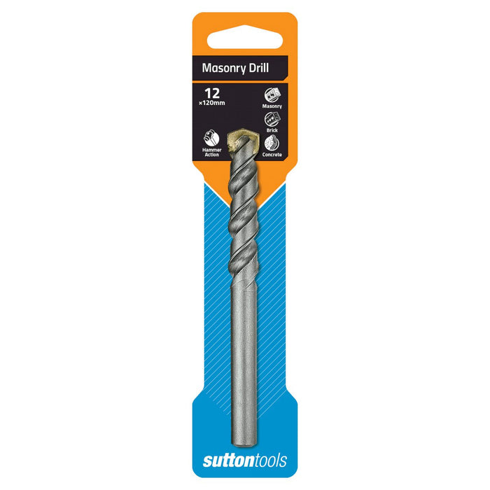 Sutton Masonry Drill D600 12.0mm X 120mm Standard Fixing - Carded