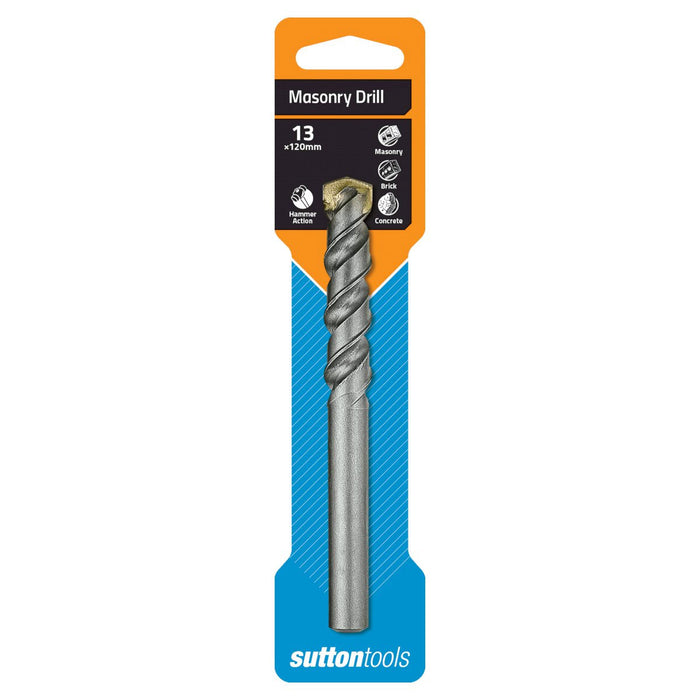 Sutton Masonry Drill D600 13.0mm X 120mm Standard Fixing - Carded
