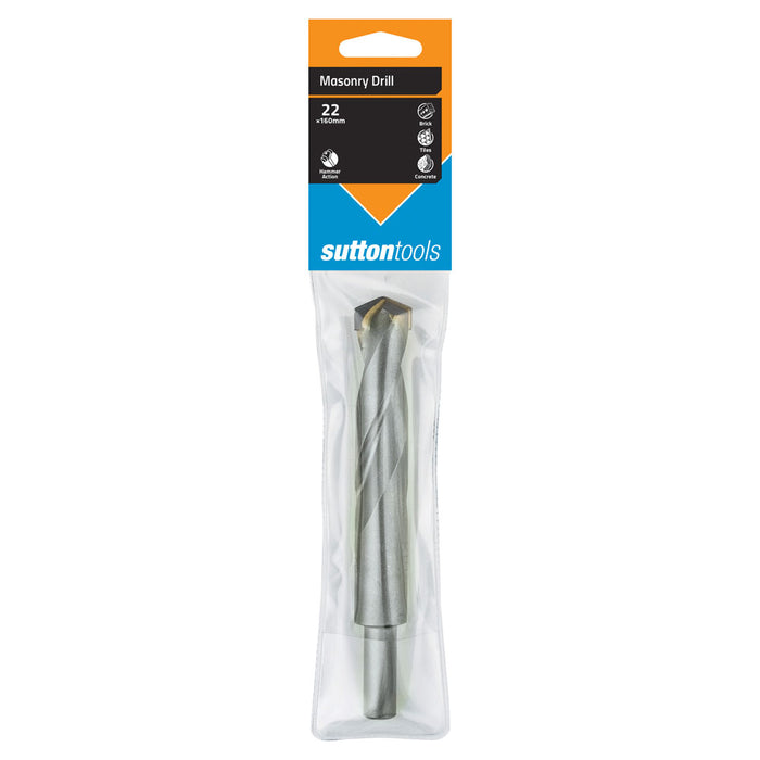 Sutton Drill D601 22.0mm X 160mm Masonry Single Brick Carded