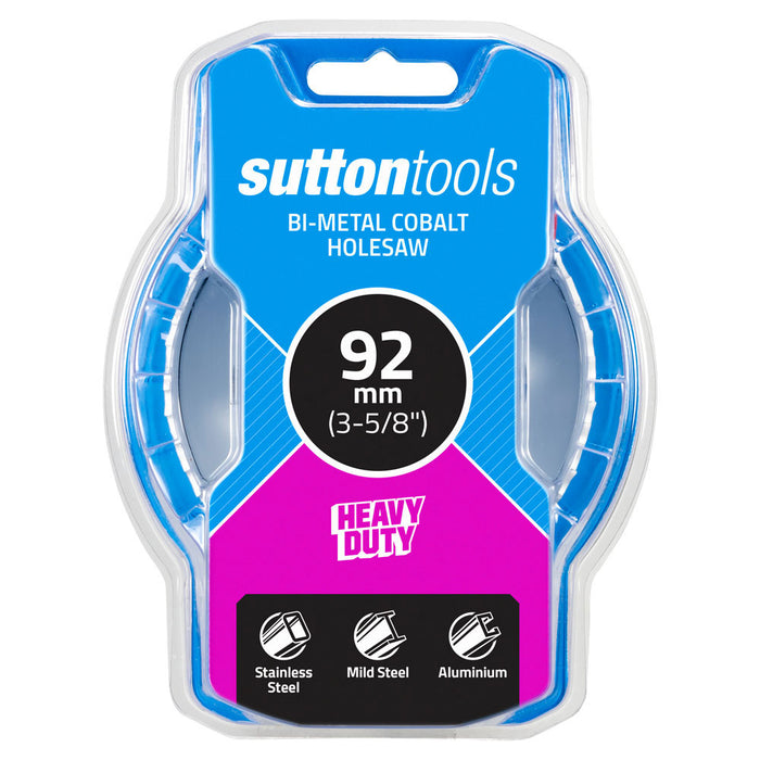 Sutton Holesaw H125 Bi-Metal Cobalt M42 92mm (3.5/8