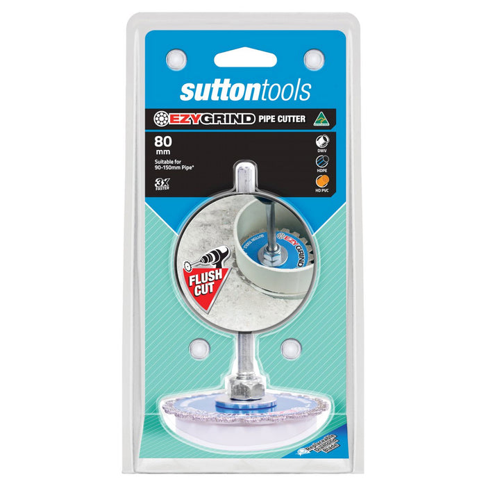 Sutton Ezy Grind H600 80mm Pipe Cutter PVC/HDPE
