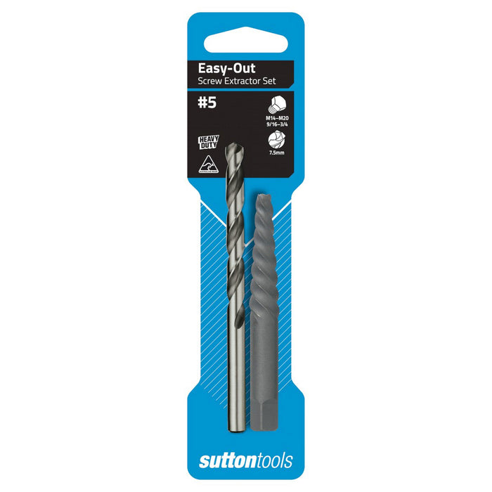 Sutton Easy-Out Screw Extractor & Drill