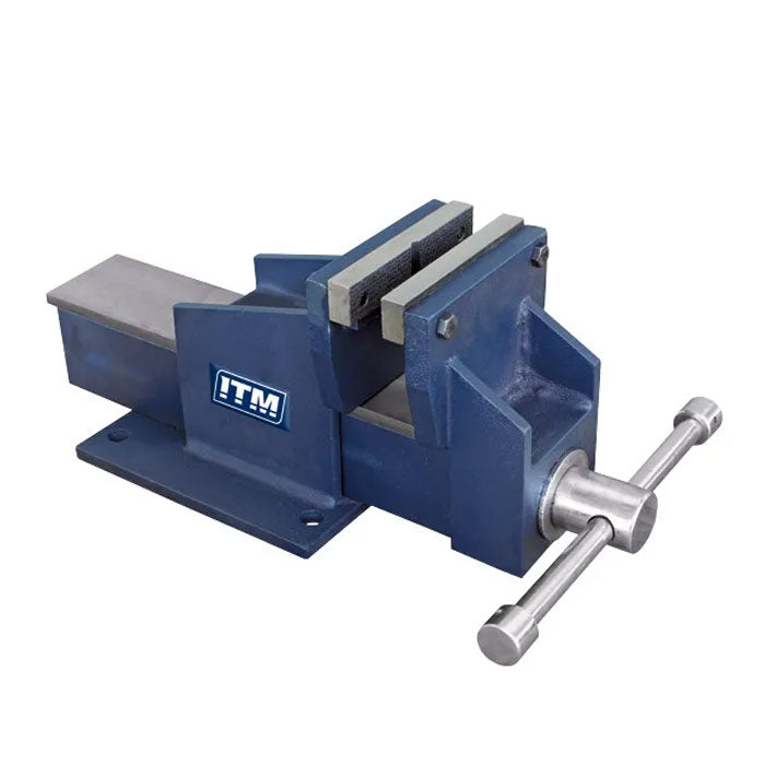 ITM Fabricated Steel Bench Vice Straight Jaw 125mm