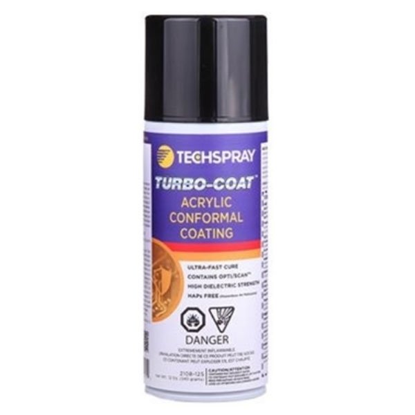 Techspray Turbo-Coat Acrylic Conformal Coating 12oz