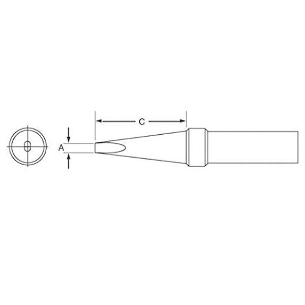 Weller ETC Soldering Tip Screwdriver 3.2mm for WE1010, WES50, WES51, WEDS51