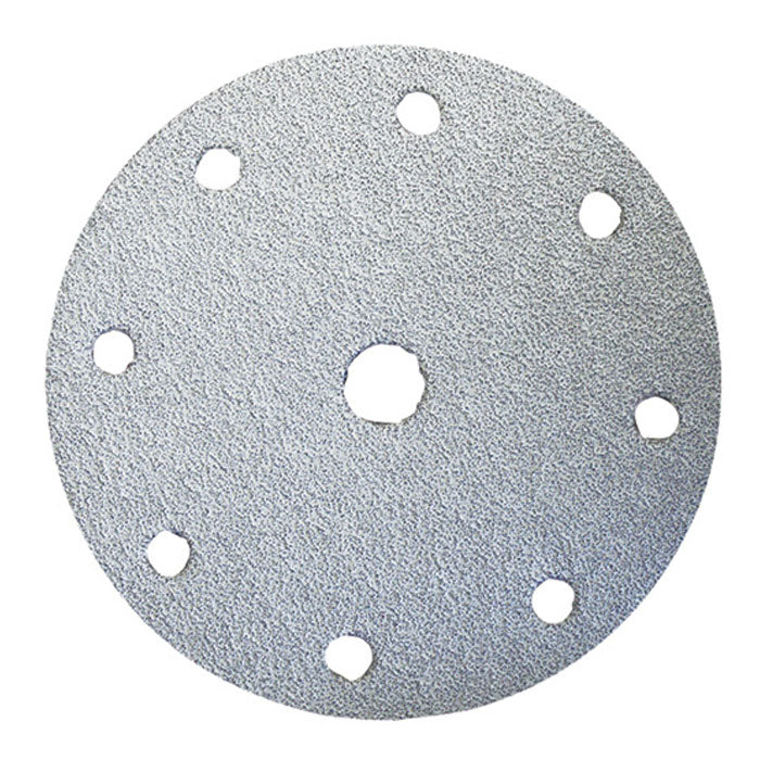 Makita 150mm #40 White Sanding Disc Hook & Loop Punched, 10pk