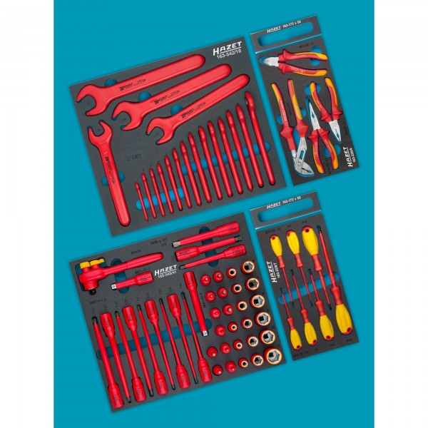 Hazet 70 Pce VDE Tool Assortment 0-179/70KV Modular Insert Tray