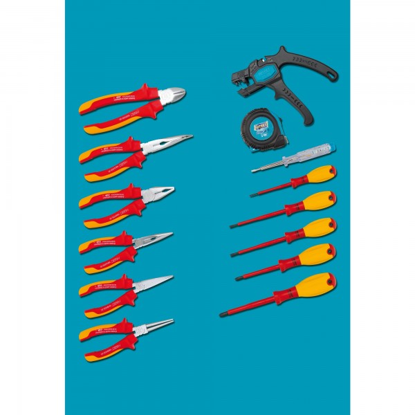 Hazet 14 Pce VDE Hand Tool Assortment 0-20/14