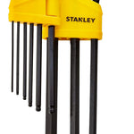 Stanley 9Pc Hex Key Set Long Ball End Metric