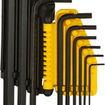 Stanley 9Pc Hex Key Set Long Ball End Metric