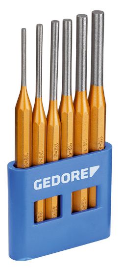 Gedore 116A Pin Punch Set, 6 Pce
