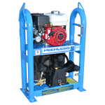 Peerless 00101ES-2TT PHP15 Petrol Air Compressor Belt Drive Honda GX200 320LPM for High Pressure