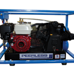 Peerless 00101ES-2TT PHP15 Petrol Air Compressor Belt Drive Honda GX200 320LPM for High Pressure