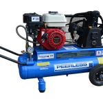 Peerless 00101ES-2TT PHP15 Petrol Air Compressor Belt Drive Honda GX200 320LPM for High Pressure