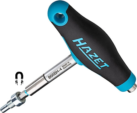 Hazet 866BH-4 Double Screwdriver Bit Holder with T-Handle