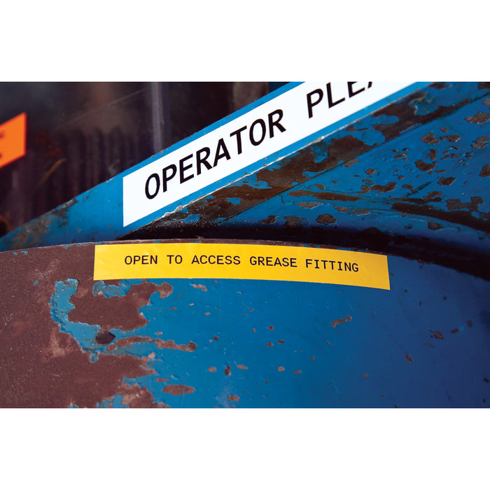 Brady M71C-2000-581-WT Repositionable Vinyl Labels