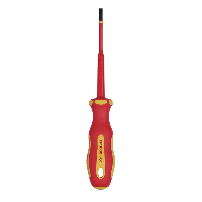 Draper Tools XP1000® VDE Slimline Plain Slot Screwdriver 4x100mm 02160