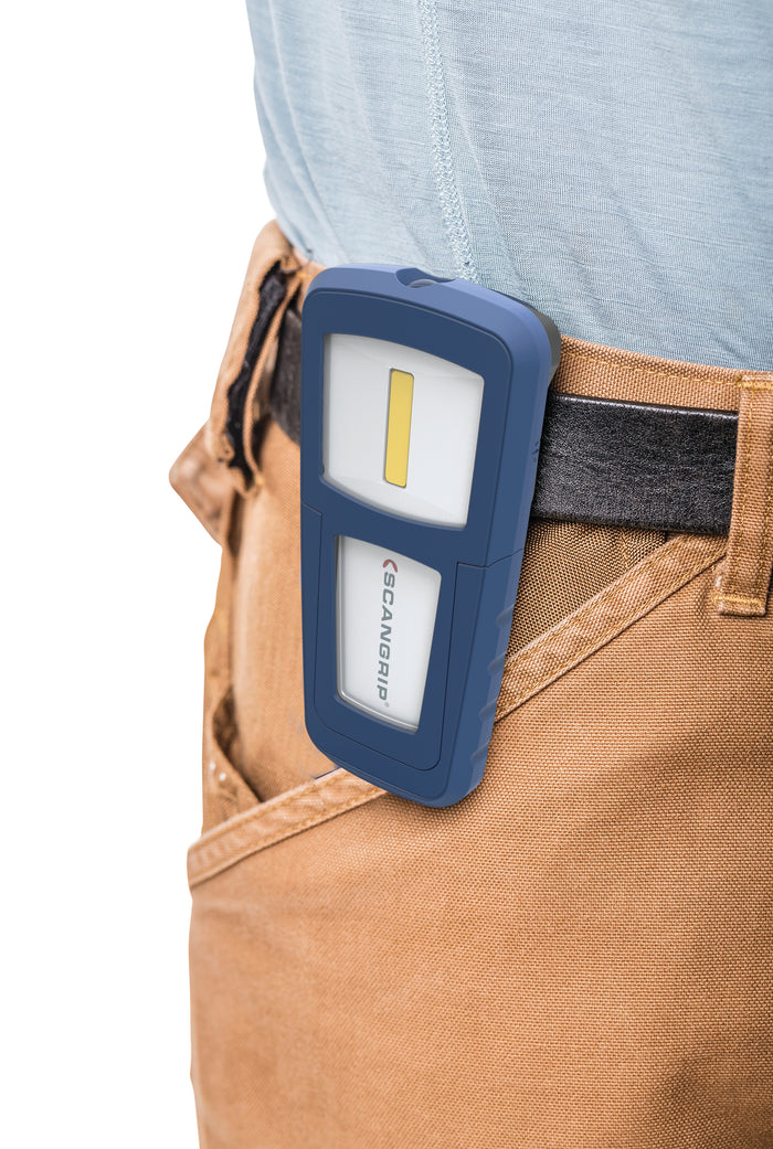 Scangrip MINIFORM Ultra-slim Rechargeable Work Light with Top Light 200 Lumen