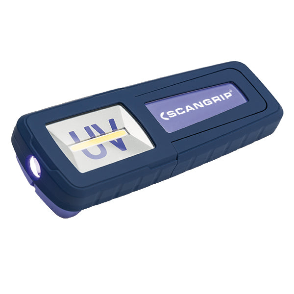 Scangrip UV-FORM Rechargeable LED Work Light with UV-Light on Top