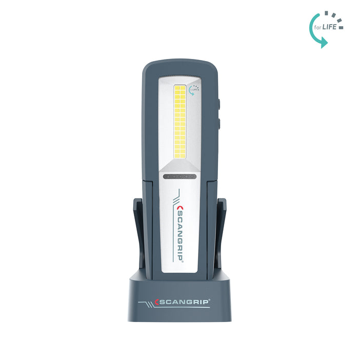 Scangrip Uniform Rechargeable LED Work Light with Charging base 03.6208