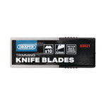 Draper Heavy Duty Trimming Knife Blades 10 Pack 03421