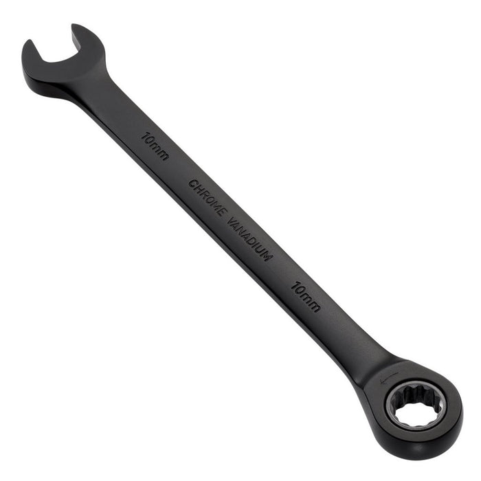 Draper Tools Expert HI-TORQ Metric Ratchet Combination Spanner 10mm Black