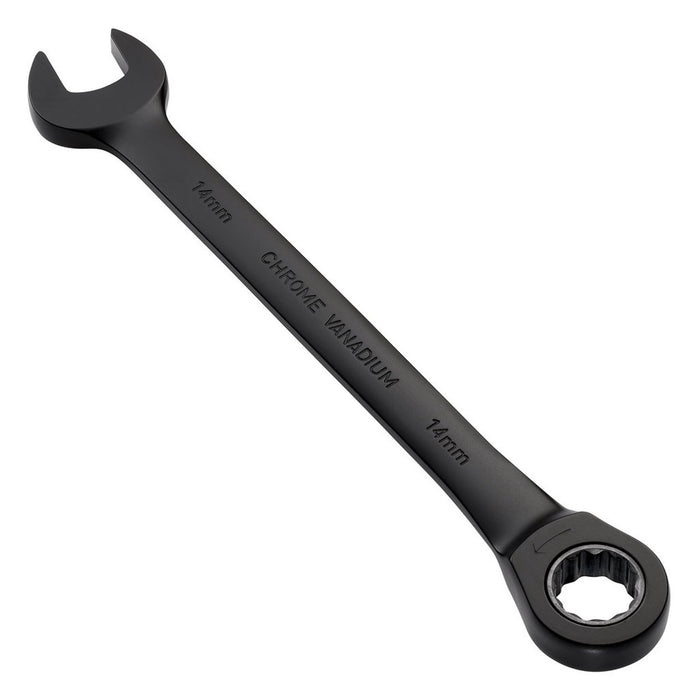 Draper Tools Expert HI-TORQ Metric Ratchet Combination Spanner 14mm Black