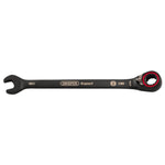 Draper Expert HI-TORQ® Metric Reversible Ratchet Combination Spanner, 8mm, Black