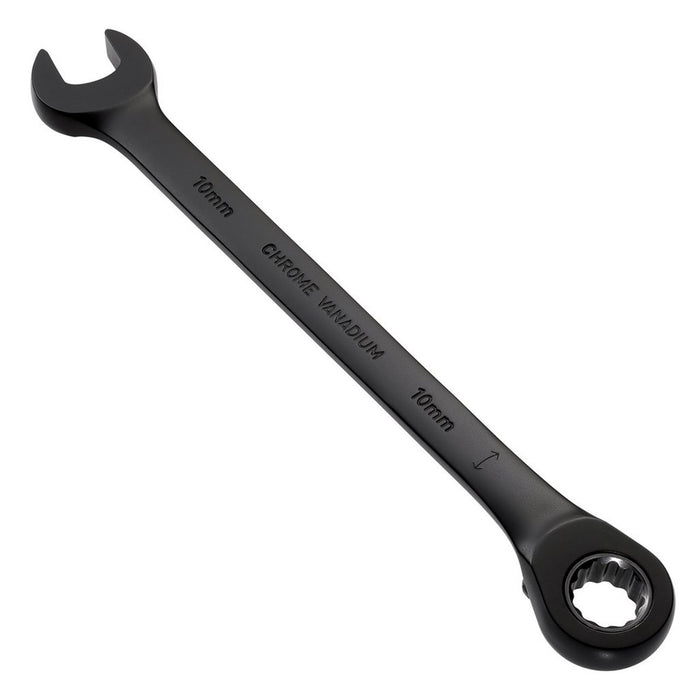 Draper Expert HI-TORQ® Metric Reversible Ratchet Combination Spanner, 10mm, Black