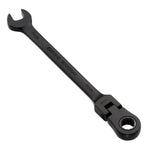 Draper Expert HI-TORQ® Metric Flexible Head Ratchet Combination Spanner, 8mm, Black