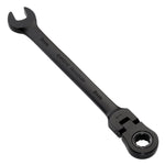Draper Expert HI-TORQ® Metric Flexible Head Ratchet Combination Spanner, 9mm, Black