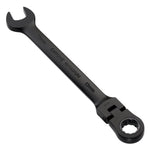 Draper Expert HI-TORQ® Metric Flexible Head Ratchet Combination Spanner, 13mm, Black