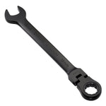 Draper Expert HI-TORQ® Metric Flexible Head Ratchet Combination Spanner, 19mm, Black