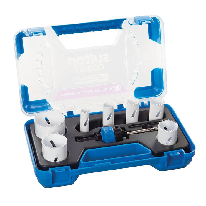 Sutton Tools 7 Piece HSS Cobalt Bi-Metal Holesaw Electrician Set