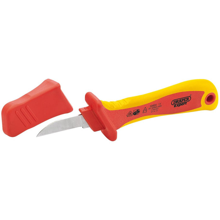 Draper Tools Expert 200mm VDE Approved Fully Insulated Cable Knife 04615
