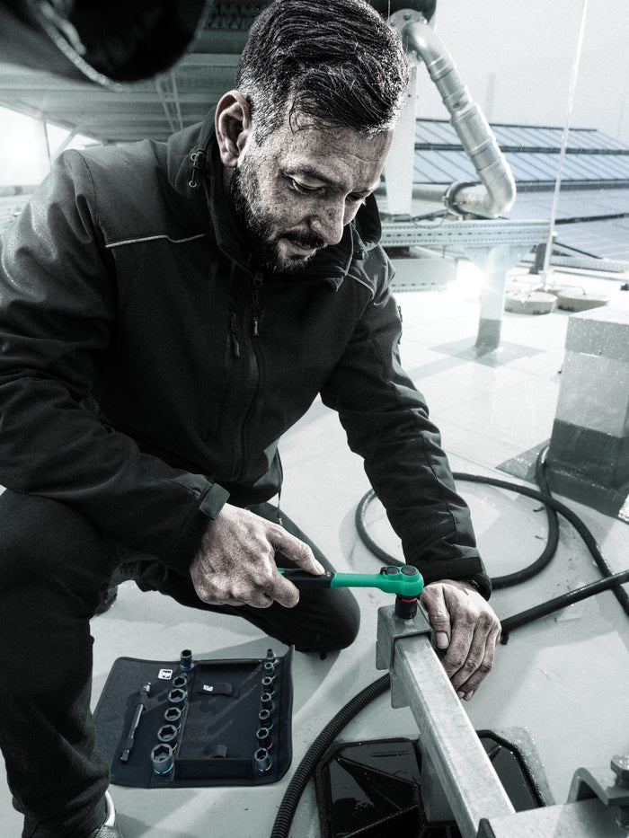Wera 8010 B Zyklop Comfort Ratchet with Switch Lever with 3/8