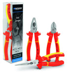 Matador VDE Plier Set, 3 Pce (Comb. Plier, Side Cutter & Straight Needle Nose Pliers)