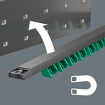 Wera 9631 Magnetic Rail 6000 Joker 2 Combination Spanner Set 5 Pce