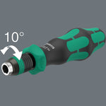 Wera 838 RA-R M Bitholding Screwdriver with Ratchet Function 1/4in x 123.5mm