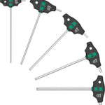 Wera 454/5 HF SHK Set 1 T-Handle Screwdriver Set Hex-Plus with Holding Function 5 Pce