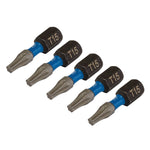 Draper Expert TX-STAR® Impact Screwdriver Bits T15 x 25mm 1/4