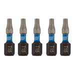 Draper Expert TX-STAR® Impact Screwdriver Bits T15 x 25mm 1/4