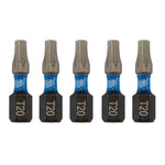 Draper Expert TX-STAR® Impact Screwdriver Bits T20 x 25mm 1/4